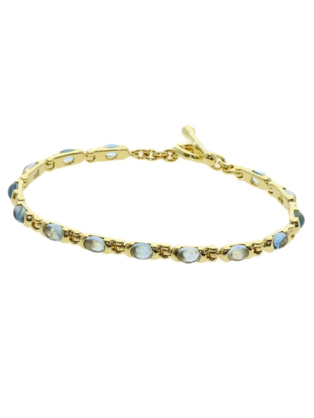 Tiffany & Co Aquamarine Bracelet 18k Yellow Gold